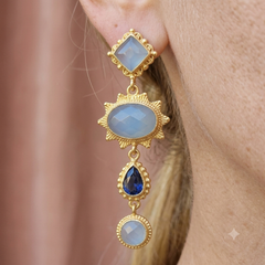 Earring: Serene Blue Dangle Drop
