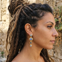 Earring: Serene Blue Dangle Drop