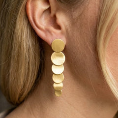 Earring: Golden Coinfall