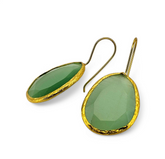 Glowdrop earring, Light Green Large