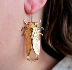 Big Cicade Earring
