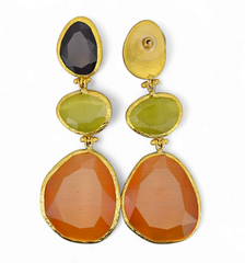 Earring Glow Line Orange • Yellow • Purple