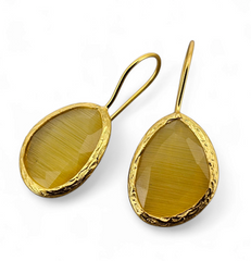 Glowdrop earring, Yellow Medium