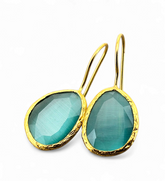Glowdrop earring, Seagreen Medium