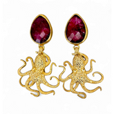 Earring Octoglam Mixed stones