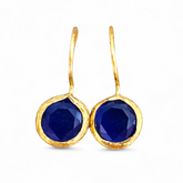Glowdrop earring, Cobalt Extra Small
