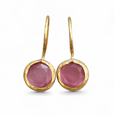 Glowdrop earring, Light pink Extra Small