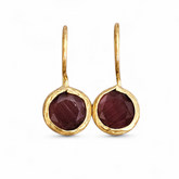 Glowdrop earring, Aubergine Extra Small
