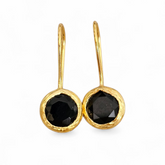 Glowdrop earring, Extra Small Black