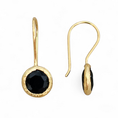 Glowdrop earring, Extra Small Black