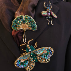 Brooch Ginko