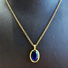 Glow Necklace Dark Blue