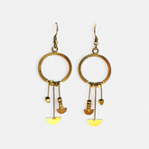 Dokra earring Luna Drops