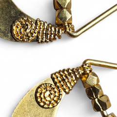 Dokra Earring Golden Luna