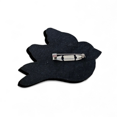 Brooch Emerald Flight