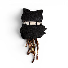Brooch: Midnight Owl