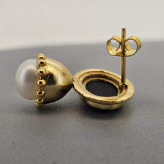 Earstud: The Royal Lapis Crown Drop