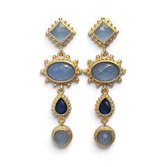 Earring: Serene Blue Dangle Drop