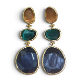 Earring: Glow Line- Orange Green Blue