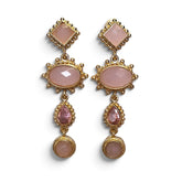 Earring: Pink Dangle Drop