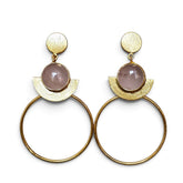 Earring: Rose Orbit