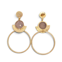 Earring: Rose Orbit
