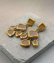 Earring: Raw Cascada Salmon