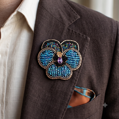 Brooch Pansy