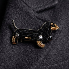 Brooch: Sausage Dog