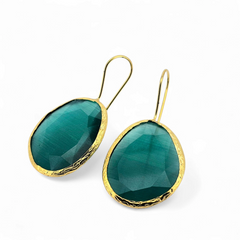 Glowdrop earring,Emerald Large