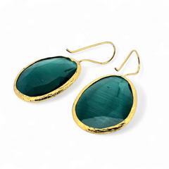 Glowdrop earring,Emerald Large