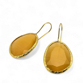 Glowdrop earring, Yellow Large