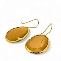 Glowdrop earring, Yellow Large