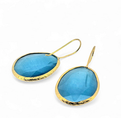 Glowdrop earring, Turqouise Large