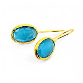 Glowdrop earring, Turquoise Small