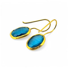 Glowdrop earring, Turquoise Small