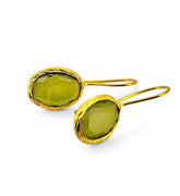 Glowdrop earring,Olive Small