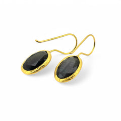 Glowdrop earring, Black Small