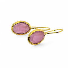 Glowdrop earring, Pink Small