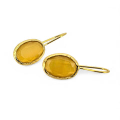 Glowdrop earring, Yellow Small