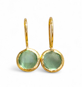 Glowdrop earring, Light Green Extra Small