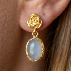 Earring: Rosa Misty Blue