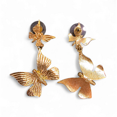 Earring Butterfly Twins