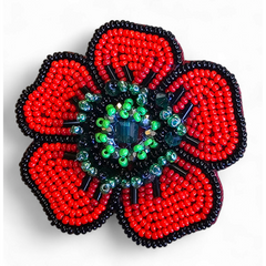 Brooch Wild Poppy