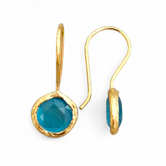 Glowdrop earring, extra Small Turquoise