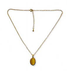 Glow Necklace Dark Yellow