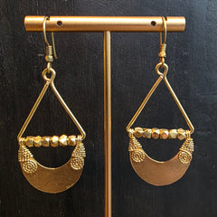 Dokra Earring Golden Luna