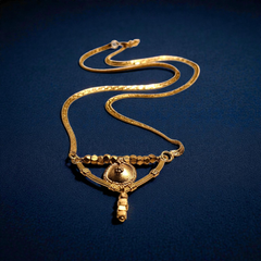 Dokra Necklace Surya Trikoon