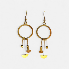 Dokra earring Luna Drops