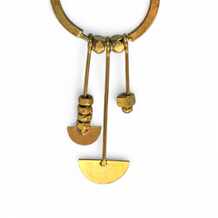 Dokra earring Luna Drops